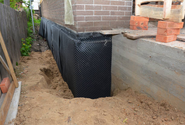 Happy homeowners after waterproofing job in New Buffalo